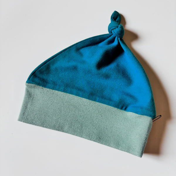 Knotted Baby Hat - prints - ready to ship
