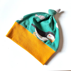Knotted Baby Hat - prints - ready to ship