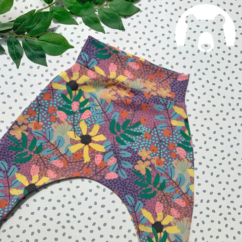 Dusky Floral Harem Pants/leggings